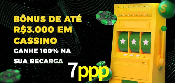 7ppp melhor bônus de depósito